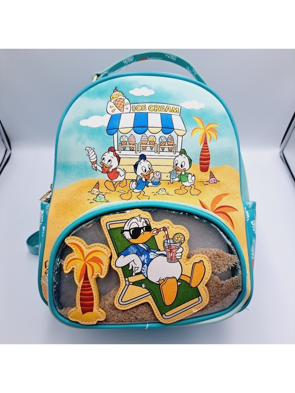 Disney Donald Duck Beach Backpack 90th Anniversary Tropical Coastal DisneyBound
